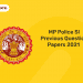 mp police si previous questions 2021