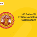 mp police si syllabus and exam pattern 2021