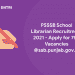 PSSSB School Librarian 2021