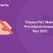 tripura psc mains answer key 2021