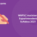 wbpsc superintedent syllabus 2021