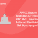 APPSC Deputy Tahsildars CPT Result 2021 Out - Download Selected Candidates List @psc.ap.gov.in