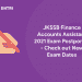 JKSSB Finance Accounts Assistant 2021 Exam Postponed - Check out New Exam Dates