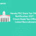 Kerala PSC State Tax Officer Notification 2021