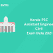 Kerala PSC Assistant Engineer AE Civil Exam Date