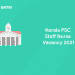 Kerala PSC Staff Nurse Vacancy 2021