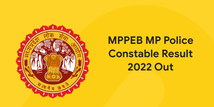 MPPEB MP Police Constable Result 2022