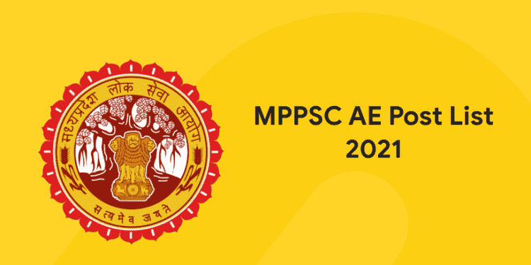 MPPSC AE Post List 2021