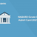NABARD Grade B Admit card 2021