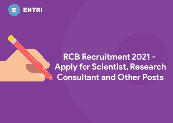 RCB Recruitment 2021