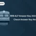 RRB ALP Answer Key 2024