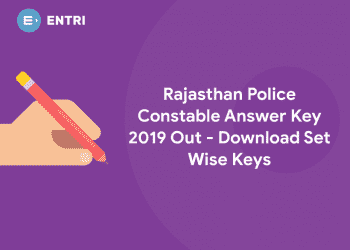 Rajasthan Police Constable Answer Key 2019