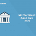 SBI Pharmacist Admit Card 2021