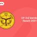 UP Jail Warder Result 2021