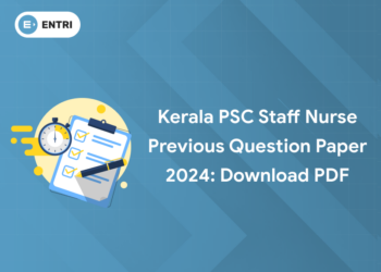 Kerala PSC Staff Nurse Previous Question Paper 2024: Download PDF