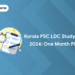 Kerala PSC LDC Study Plan 2024: One Month Plan