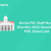 Kerala PSC Staff Nurse Shortlist 2023: Download PDF, Direct Link