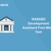 NABARD Development Assistant Free Mock Test 2022
