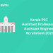 kerala psc Assistant Professor & Assistant Engineer Recruitment 2021
