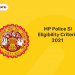 mp police si eligibility 2021