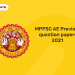 MPPSC AE Previous Year Paper 2021