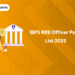 IBPS RRB Officer Posts List 2025