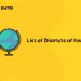 List of Districts of Kerala
