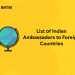 List of Indian Ambassadors to Foreign Countries