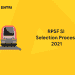 RPSF SI Selection Process 2021
