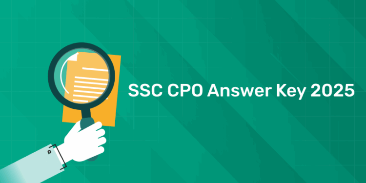SSC CPO Answer Key 2025