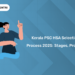 Kerala PSC HSA Selection Process 2025: Stages, Process