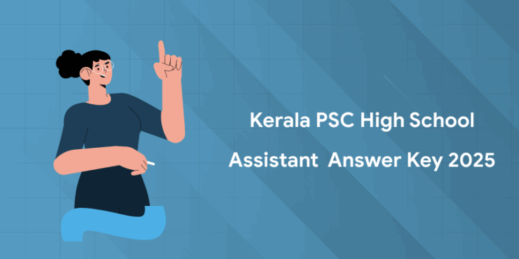 Kerala PSC HSA Answer Key 2025 PDF