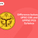 Difference Between UPSC CSE and UPPSC PCS Syllabus