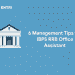 6 Management Tips for IBPS RRB Office Assistant