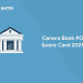 Canara Bank PO Score Card 2021