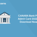 CANARA Bank PO Admit Card 2022 - Download Now