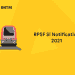RPSF SI Notification 2021