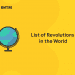 List of Revolutions in the World