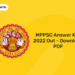 MPPSC Answer Key 2022 Out - Download PDF