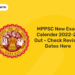 MPPSC New Exam Calender 2022-23 Out - Check Revised Dates Here