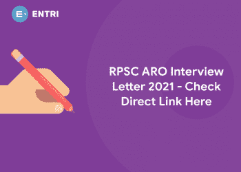 RPSC ARO Interview Letter 2021