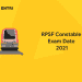 RPSF Constable Exam Date 2021