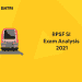 RPSF SI Exam Analysis 2021