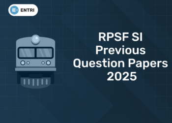 RPSF SI Previous Question Papers 2025