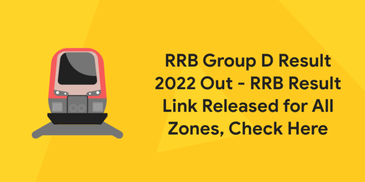 RRB Group D Result 2022 Out