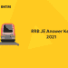 RRB JE Answer Key 2021