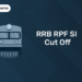 RRB RPF SI Cut Off