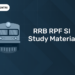 RRB RPF SI Study Material