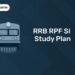 RRB RPF SI Study Plan