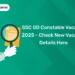 SSC GD Constable Vacancy